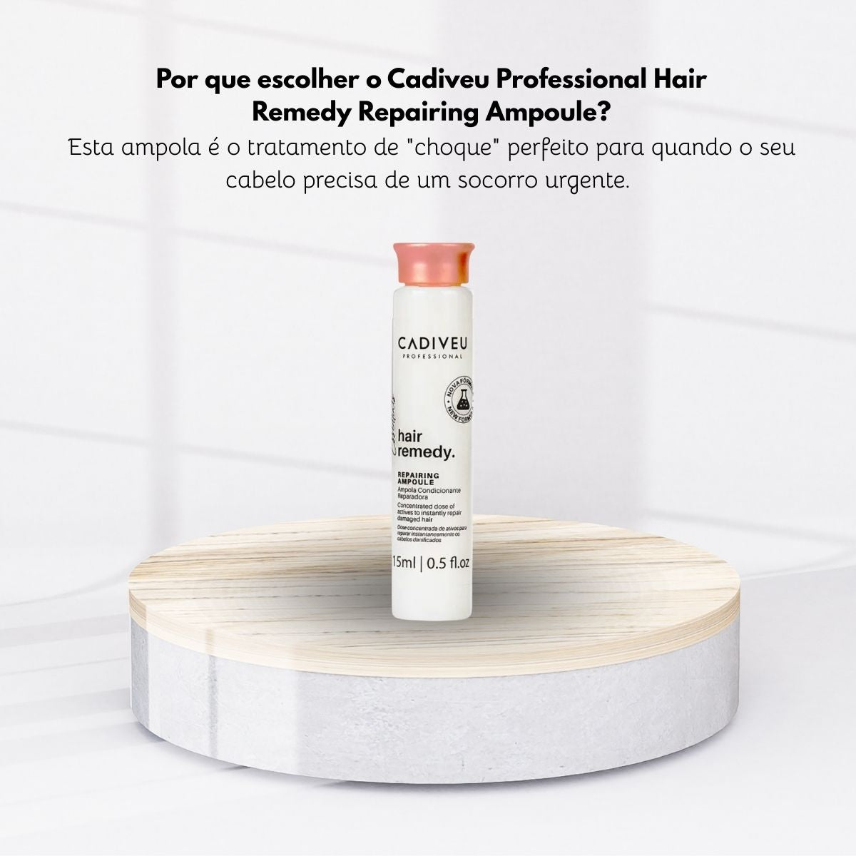 Ampola Cadiveu Hair Remedy Dose Reparadora 15 ml