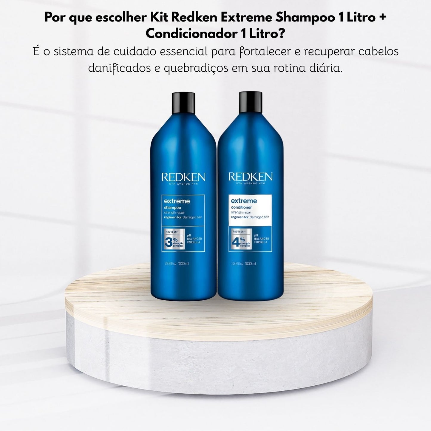 Kit Redken Extreme Shampoo + Condicionador 1 Litro
