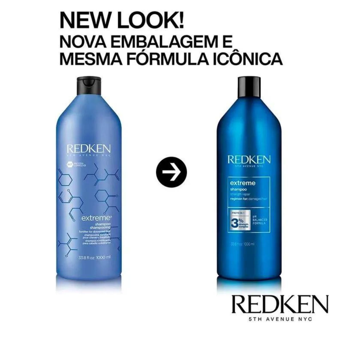 Kit Redken Extreme Shampoo + Condicionador 1 Litro