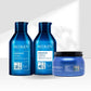 Kit Redken Extreme Shampoo 300 ml + Condicionador 300 ml + Máscara Capilar 500 ml