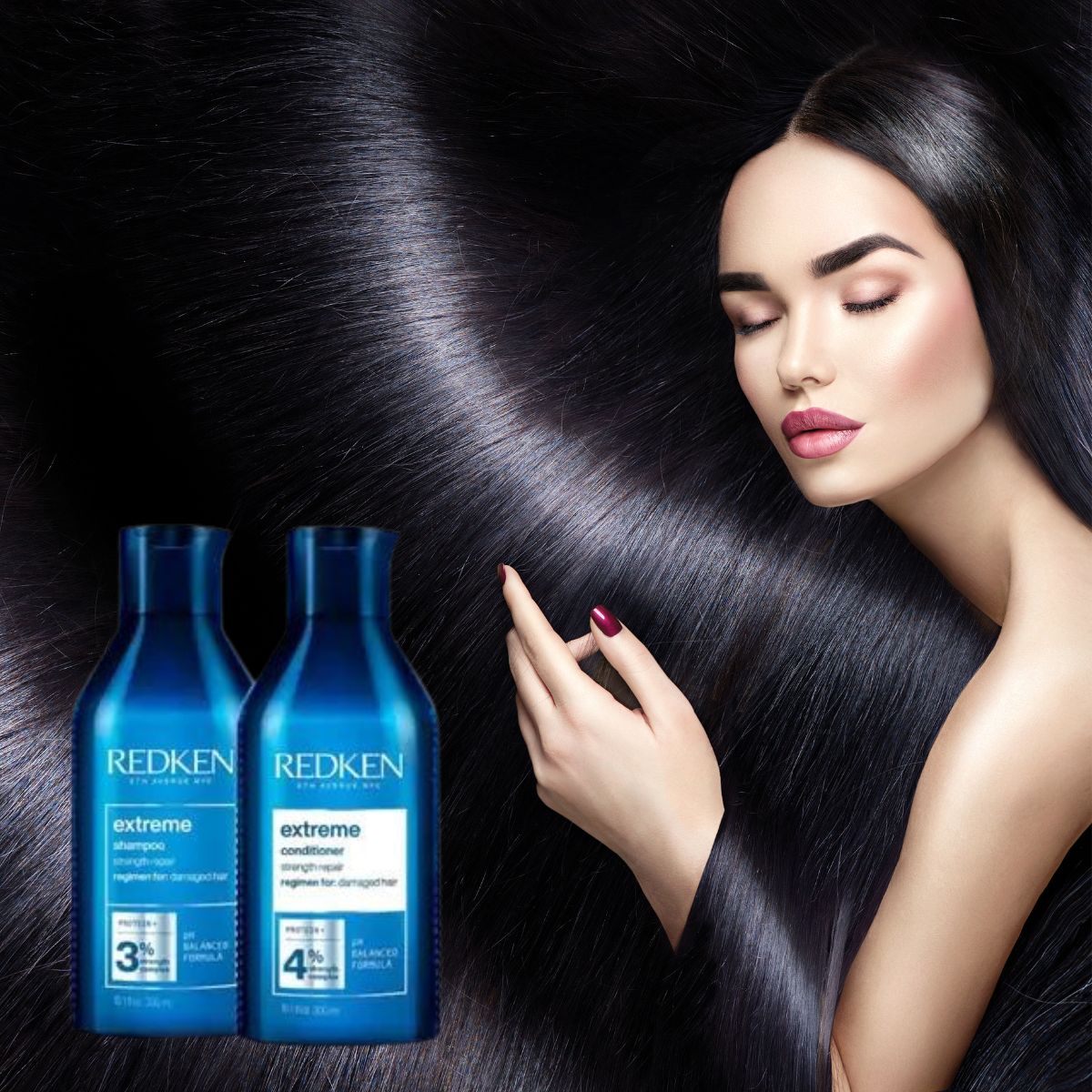 Kit Redken Extreme Shampoo 300 ml + Condicionador 250 ml