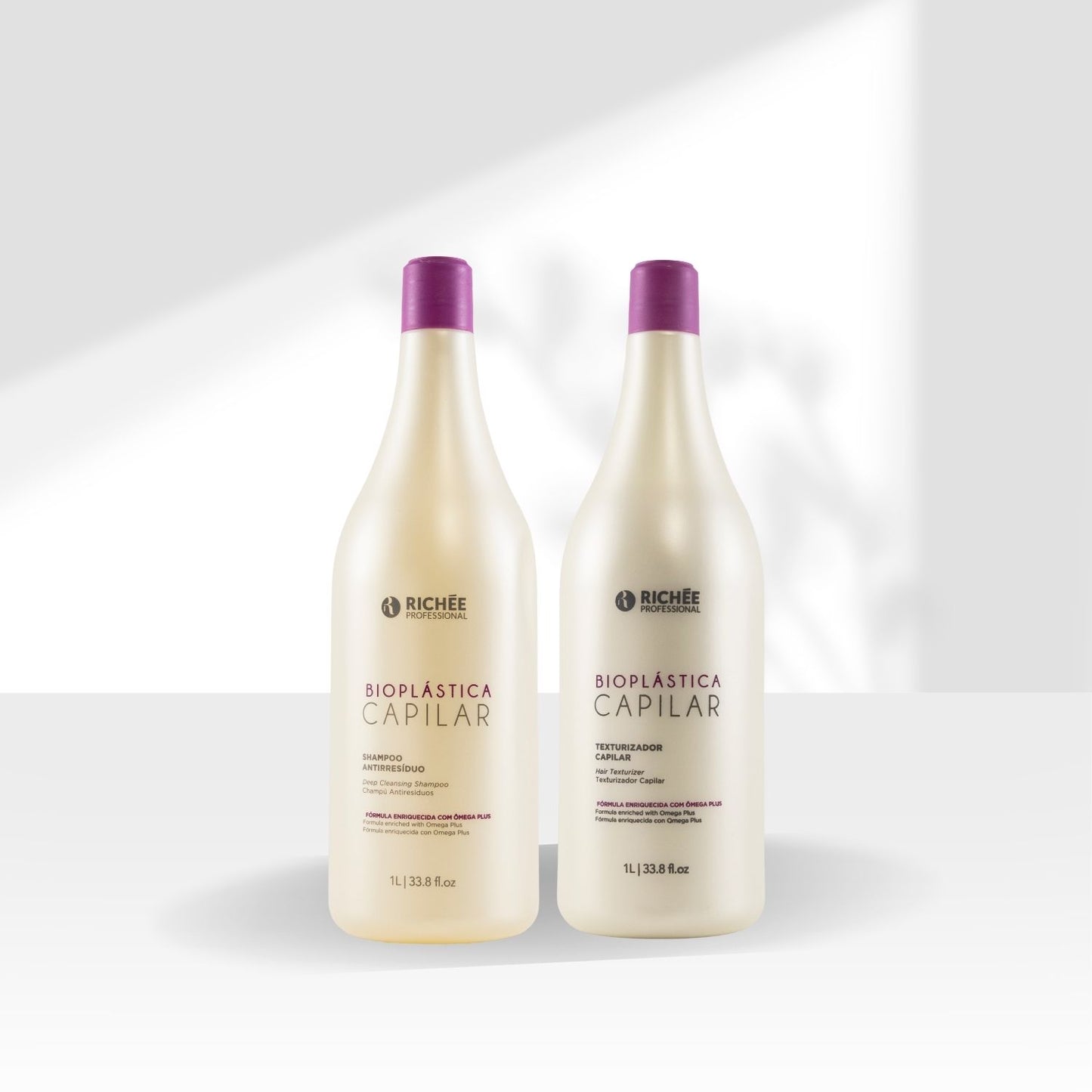 Kit Richée Bioplástica Capilar Escova Progressiva 3 (2 X 1 Litro)