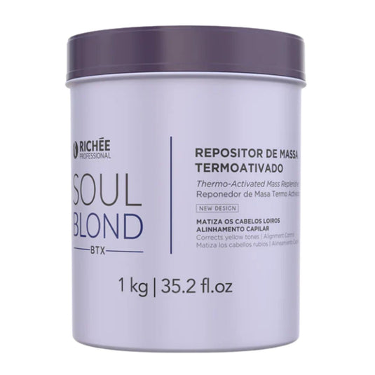 Botox Capilar Capilar Richée Soul Blond Repositor De Massa 1 Kg