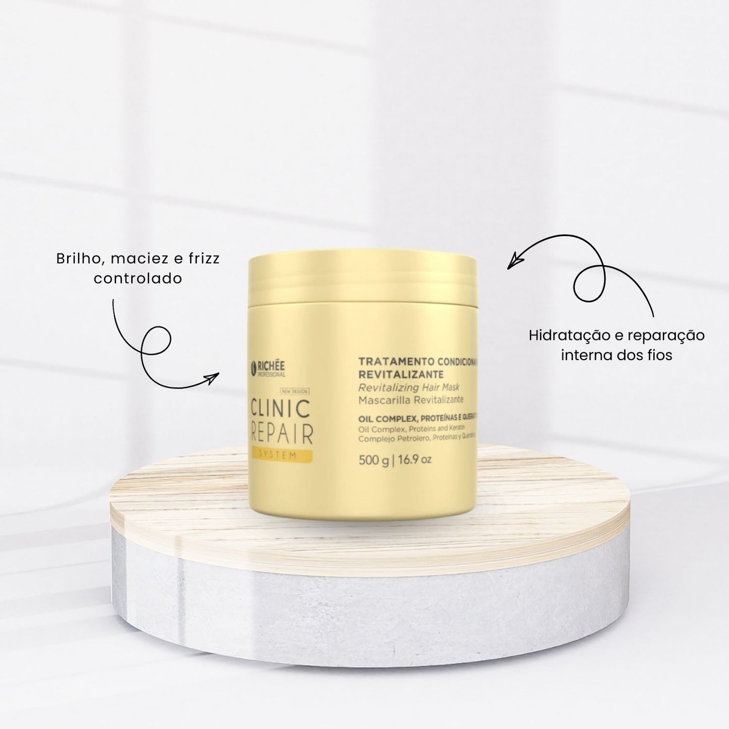 Kit Richée Clinic Repair System 3 Máscara 500 g