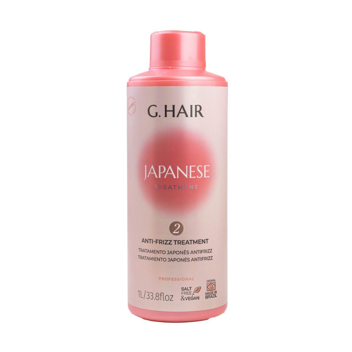 Progressiva G.Hair Escova Japonesa Tratamento Antifrizz (2 x 1 Litro)