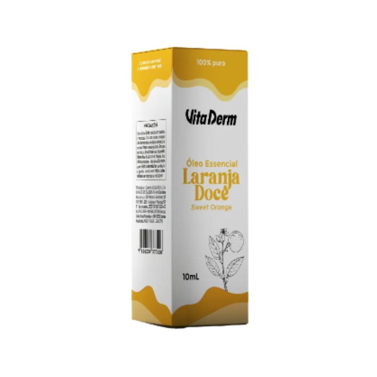 Oleo Essencial Vita Derm Laranja Doce 100% Puro 10 ml