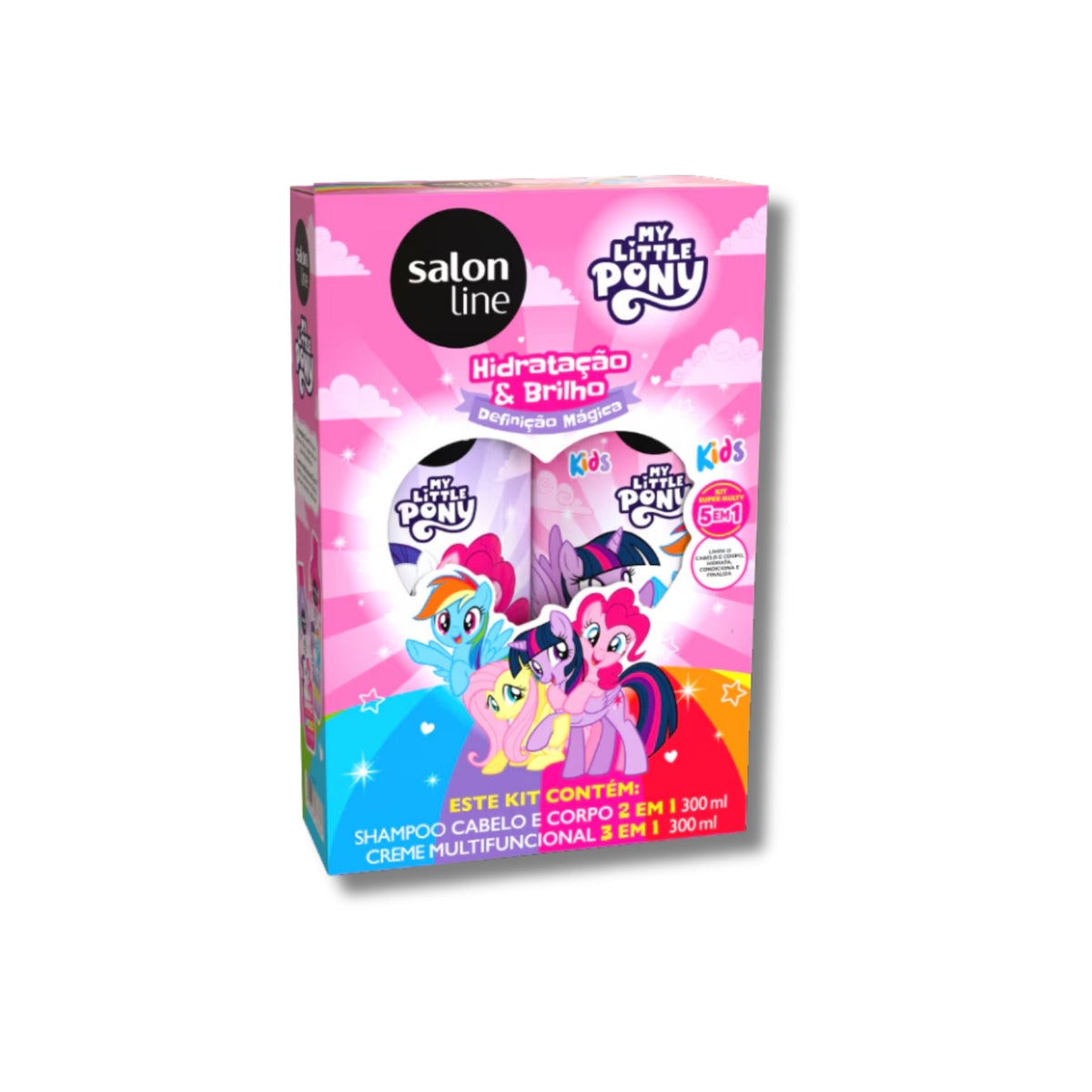 Kit Salon Line SOS Cachos  Shampoo e Creme  My Little Pony
