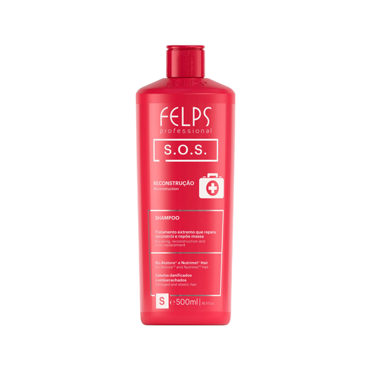 Felps SOS Reconstrução Shampoo Tratamento Capilar 500 ml