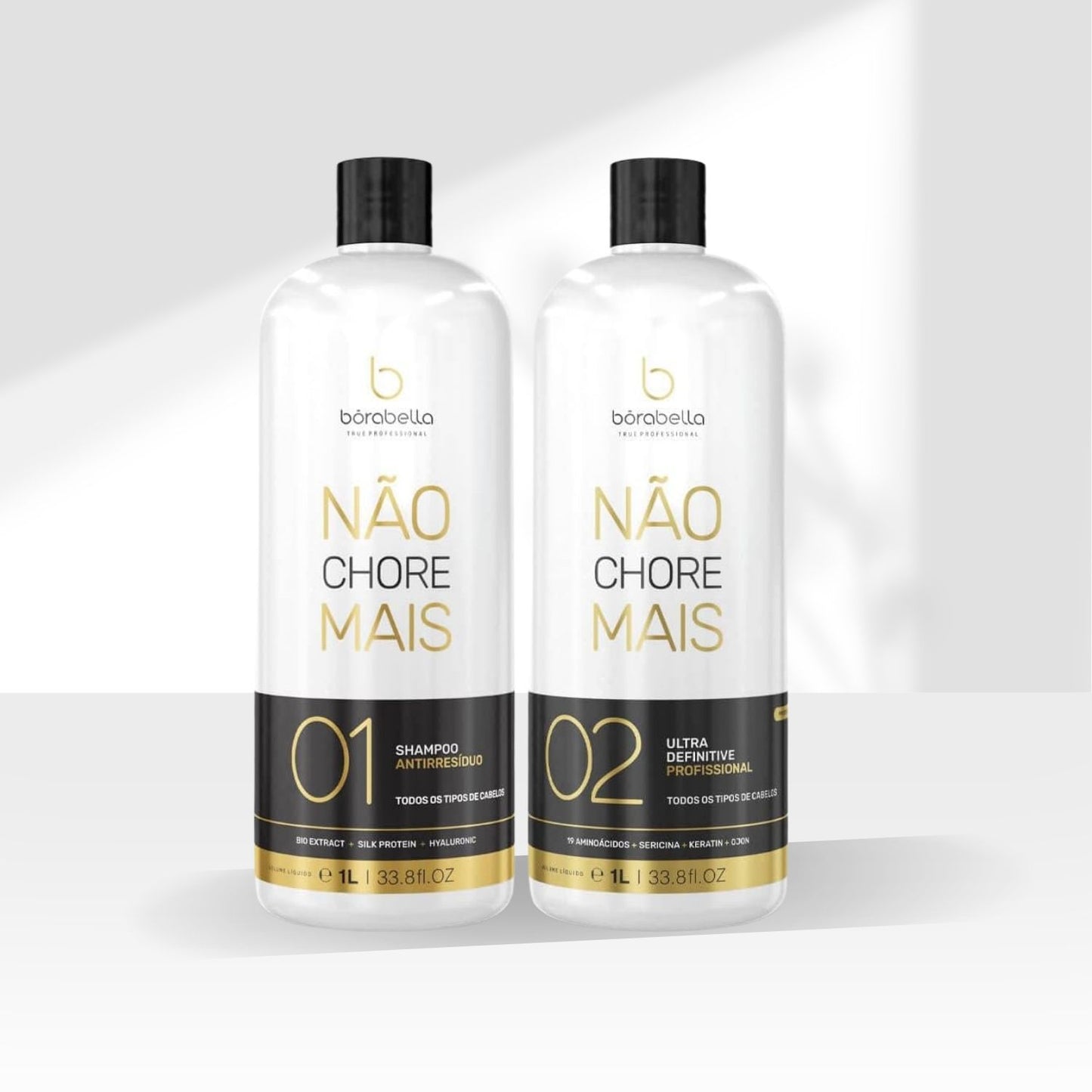 Kit Bórabella Progressiva Não Chore Mais Sem Formol 2 x 1 Litro