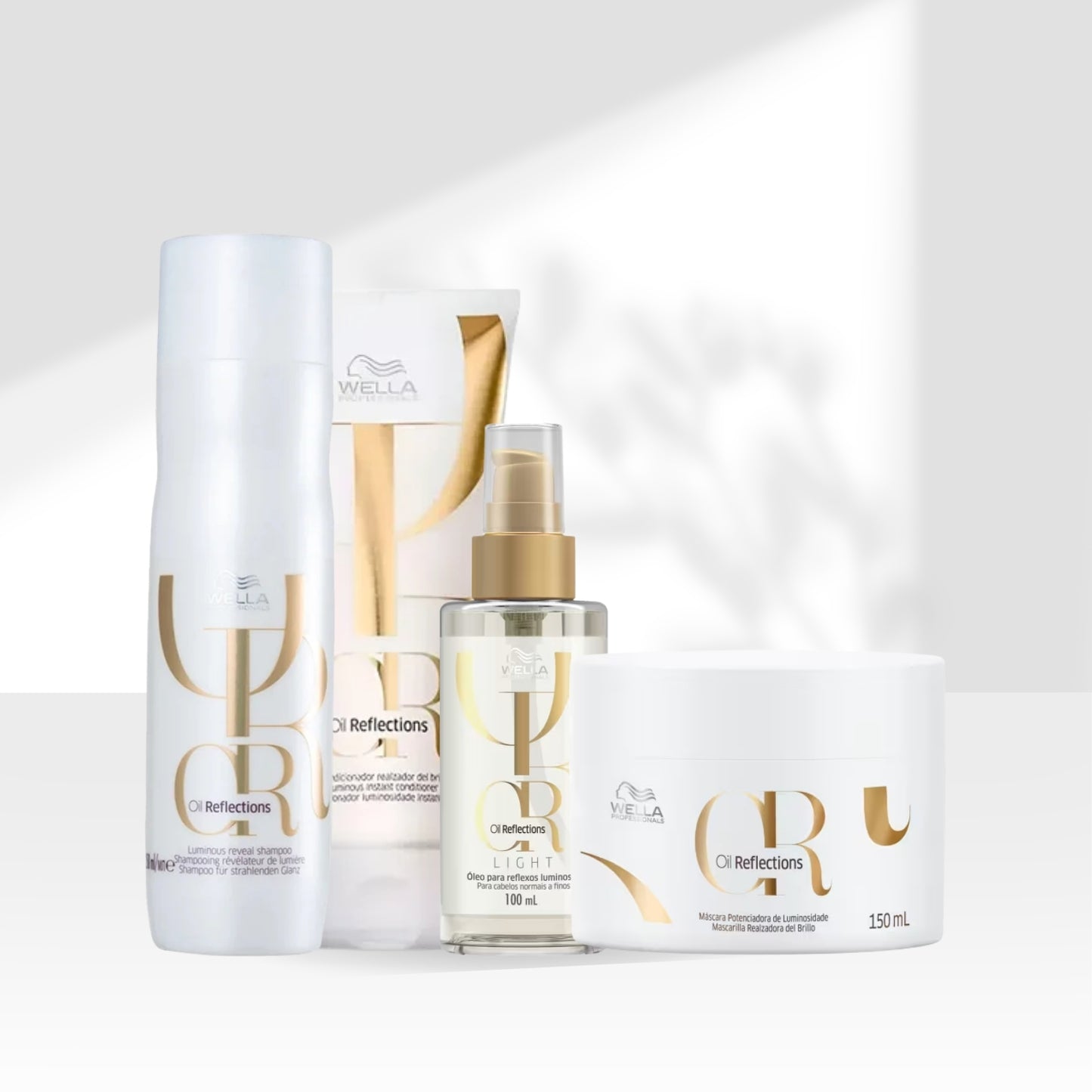 Kit Wella Oil Reflections Completo Light Pequeno