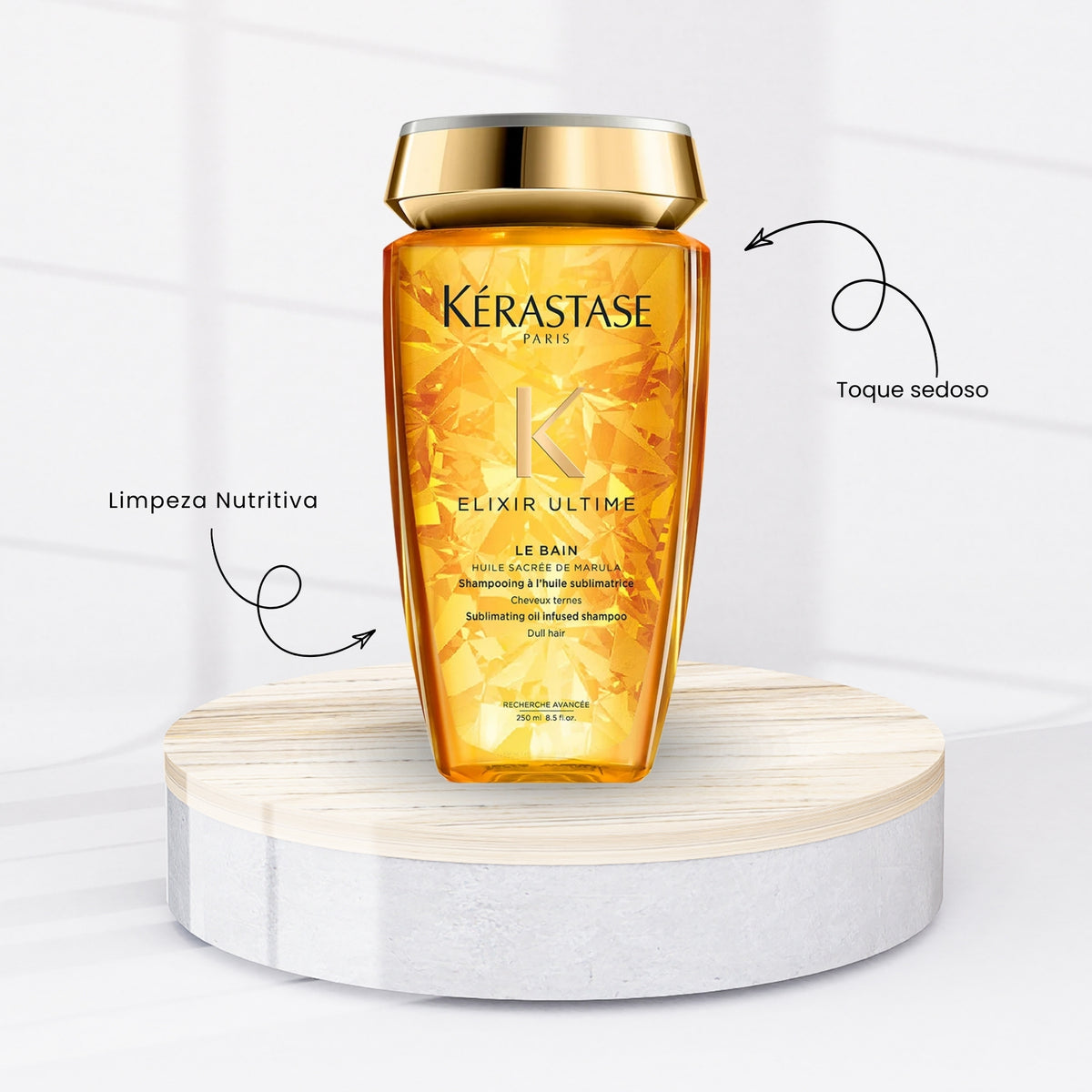 Kit Kérastase Elixir Ultime Masque (Shampoo 250 ml + Máscara 200 ml)