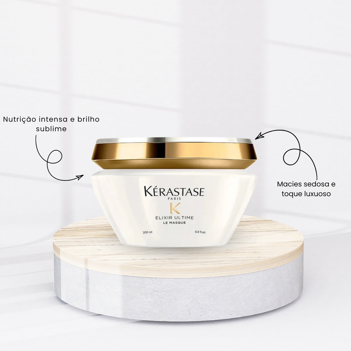 Kit Kérastase Elixir Ultime Masque (Shampoo 250 ml + Máscara 200 ml)