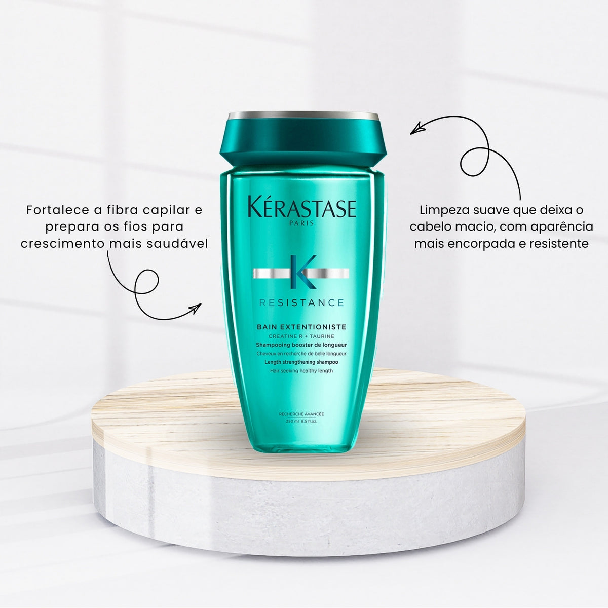 Kit Kérastase Résistance Extentioniste (Shampoo + Condicionador + Máscara )