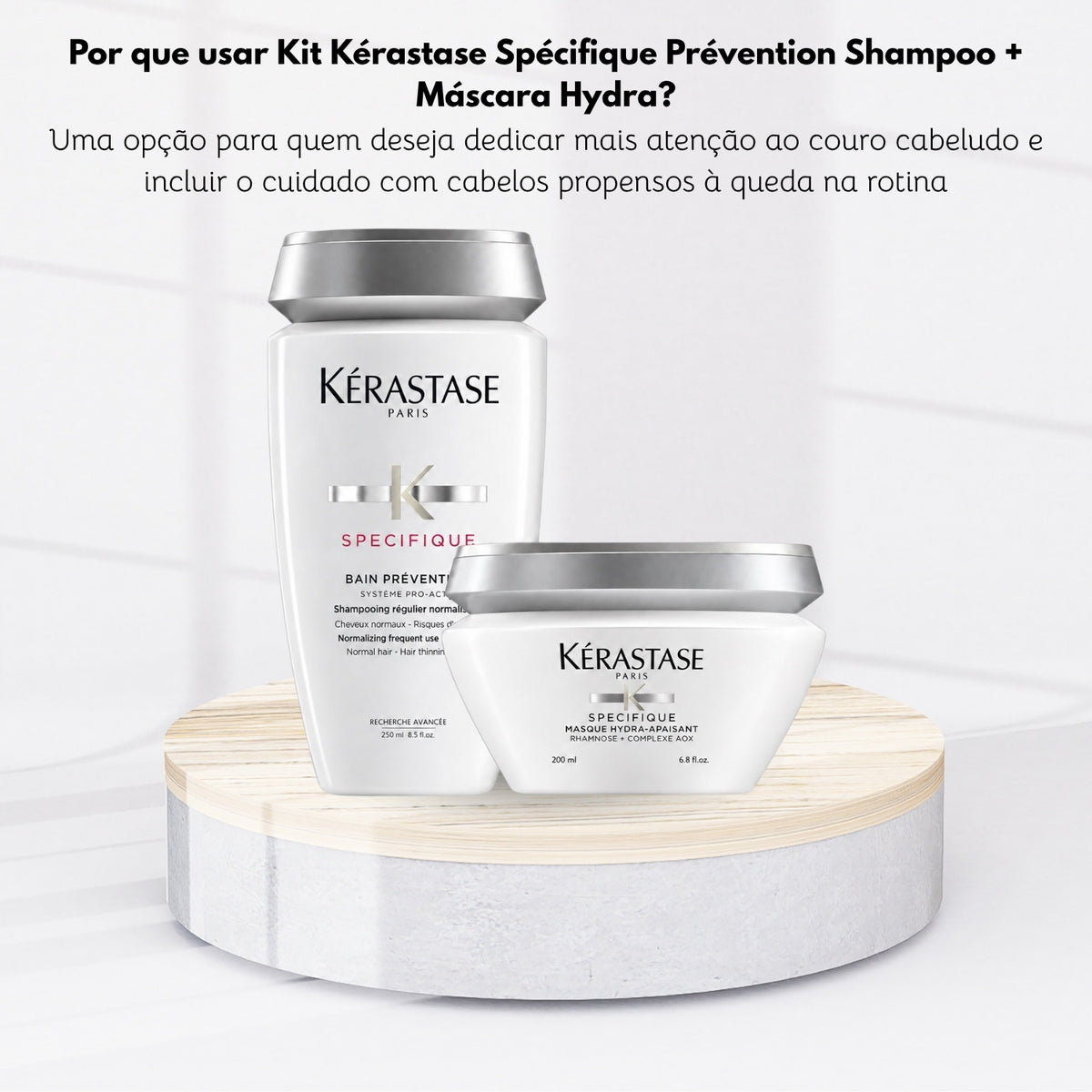 Kit Kérastase Spécifique Prévention Shampoo 250 ml + Máscara Hydra 200 g