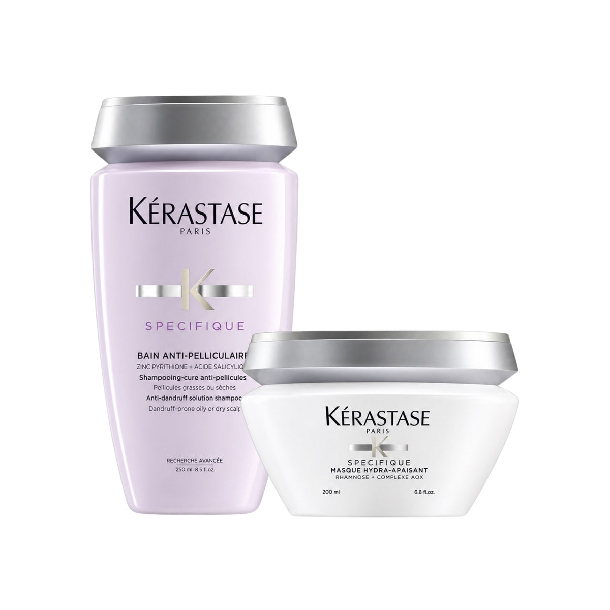 Kit Kérastase Spécifique Antipelliculaire Shampoo 250 ml + Máscara Hydra 200 g