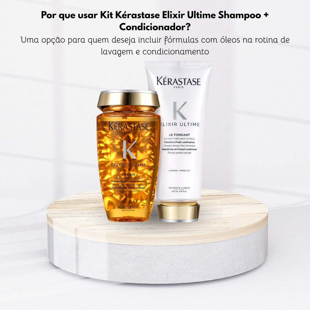 Kit Kérastase Elixir Ultime Shampoo 250 ml + Condicionador 200 ml