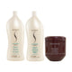 Kit Senscience Silk Moisture Shampoo + Condicionador 1 Litro + Inner Hidratação 500 ml