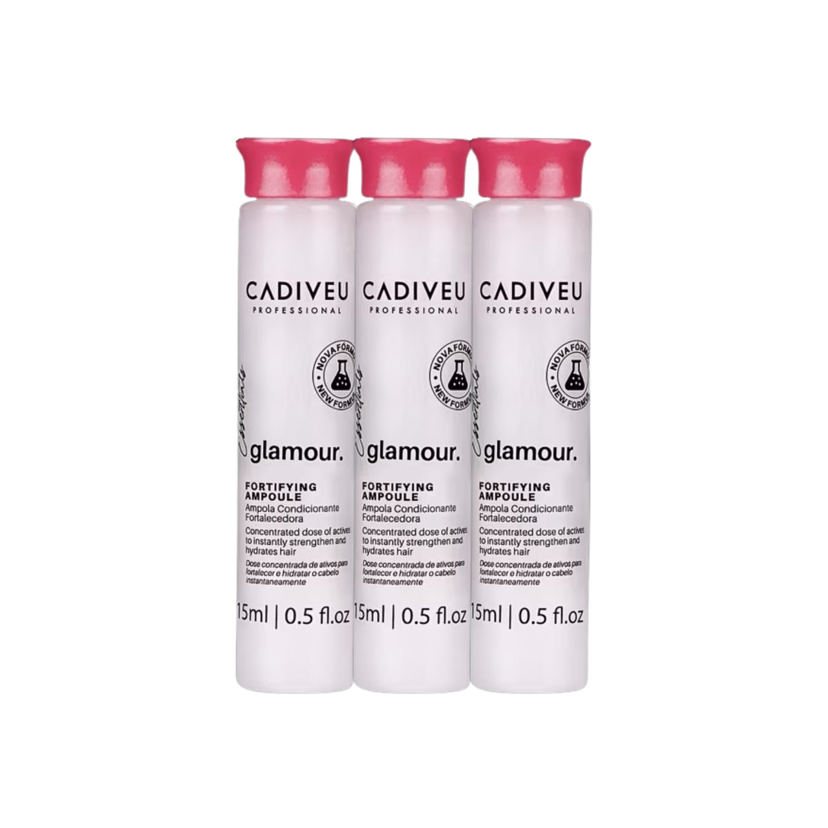 Kit Cadiveu Glamour Essentials Ampola Capilar 3 x 15 ml