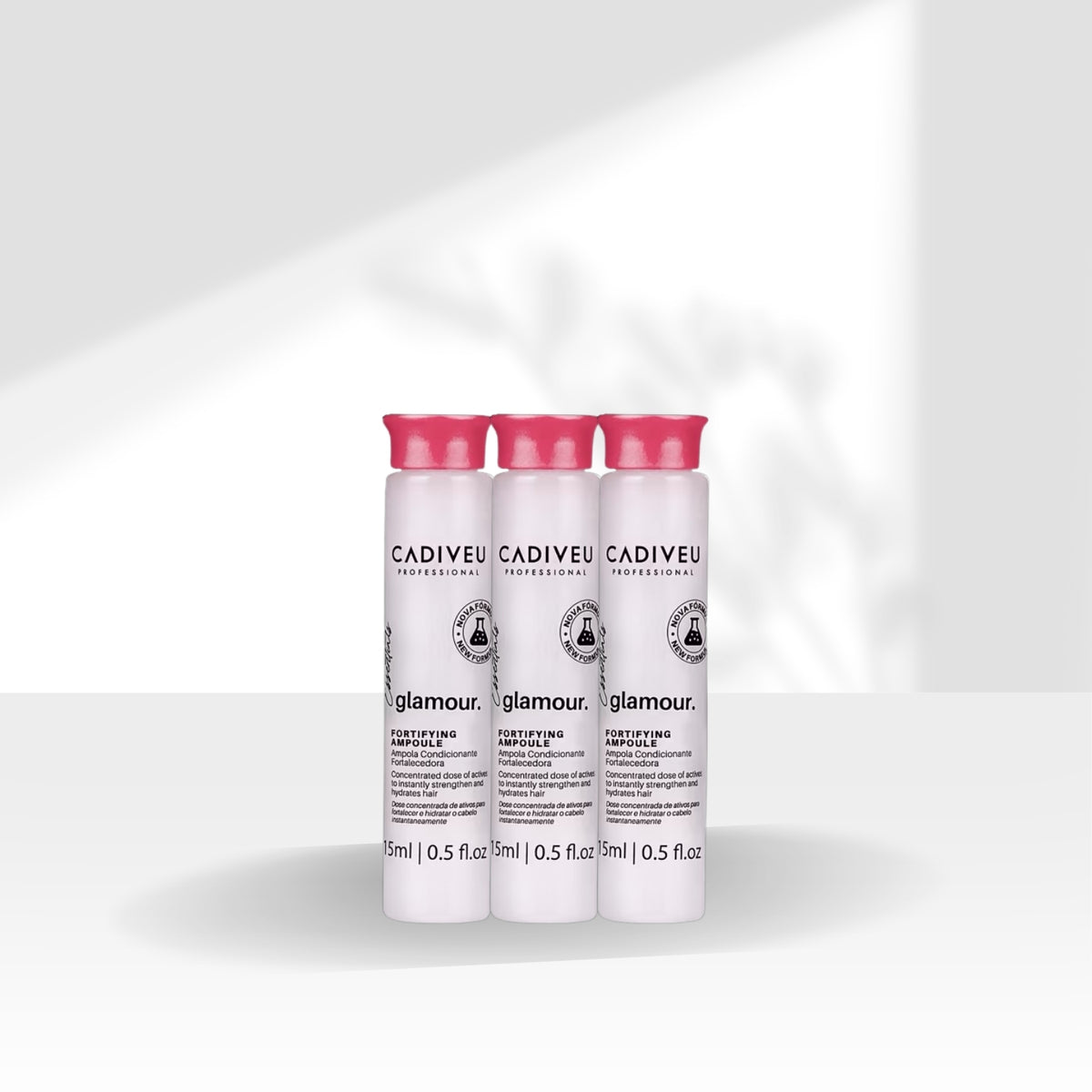 Kit Cadiveu Glamour Essentials Ampola Capilar 3 x 15 ml