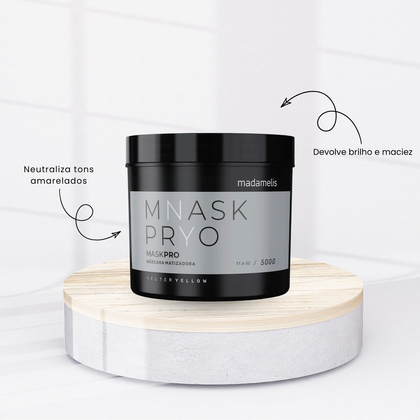 Máscara Matizadora Madamelis Neuter Yellow 500 g