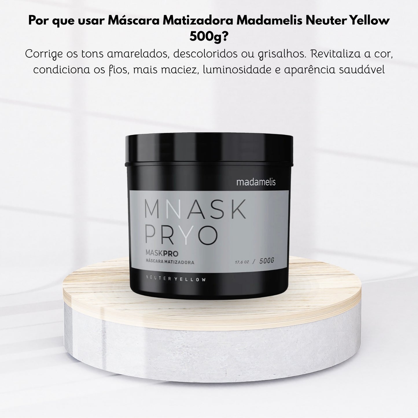 Máscara Matizadora Madamelis Neuter Yellow 500 g