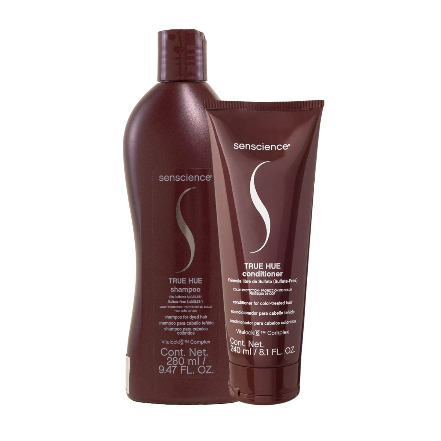 Kit Senscience True Hue Shampoo 280 ml + Condicionador 240 ml