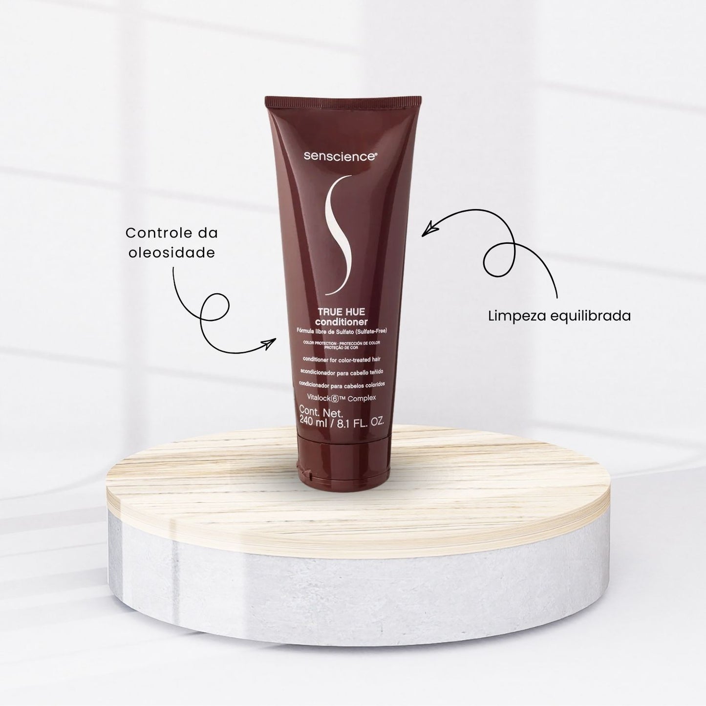 Kit Senscience True Hue Shampoo 280 ml + Condicionador 240 ml + Máscara Inner Intensif 500 ml