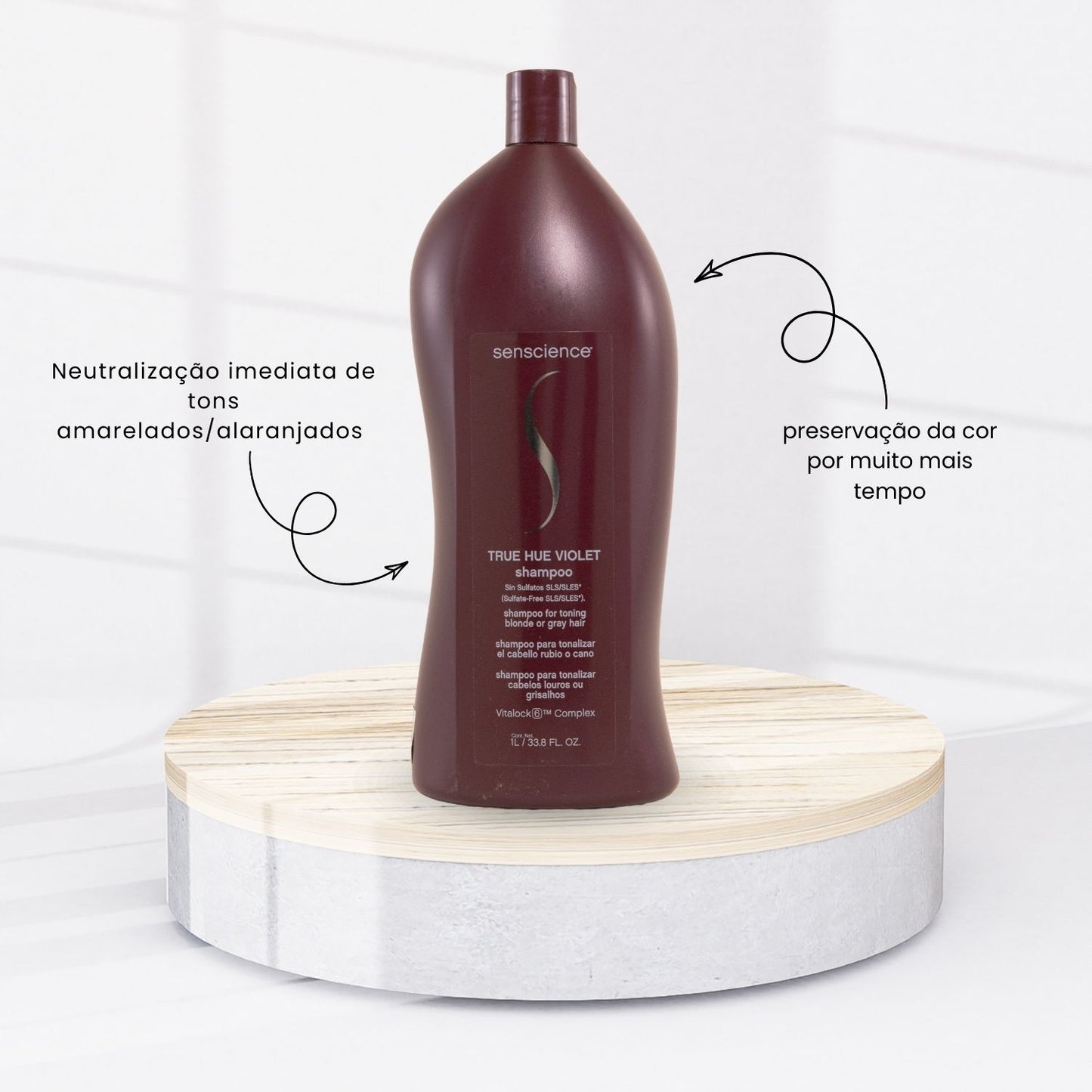 Kit Senscience True Hue Violet Shampoo + Condicionador 1 Litro + Inner Restore Intensif 500 ml + C.P.R 25 ml