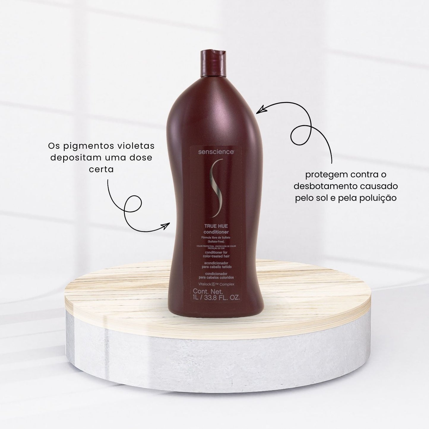 Kit Senscience True Hue Violet Shampoo + Condicionador 1 Litro + Inner Restore Intensif 500 ml + C.P.R 25 ml
