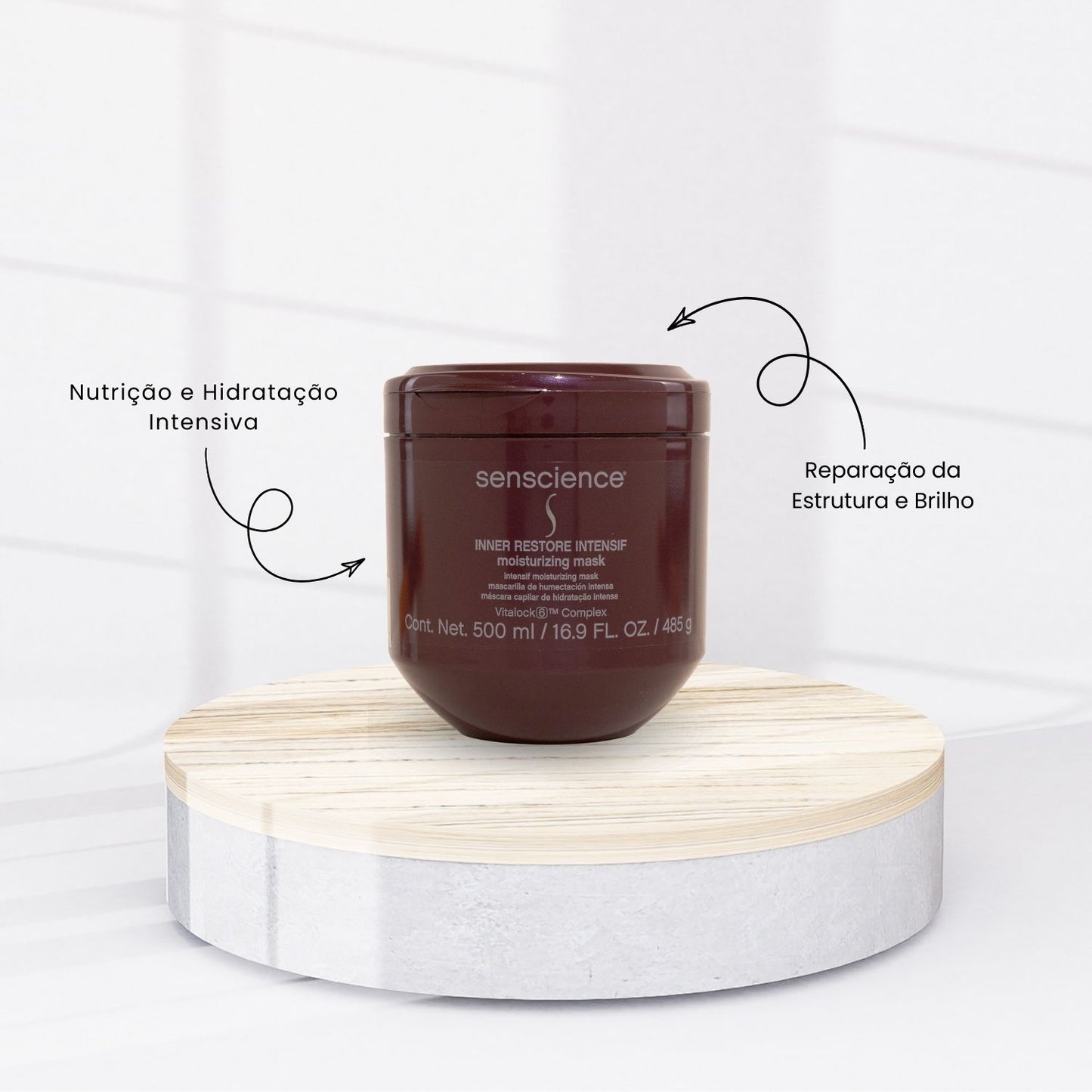 Kit Senscience True Hue Violet Shampoo 280 ml + Condicionador 240 ml + Inner Restore Intensif 500 ml