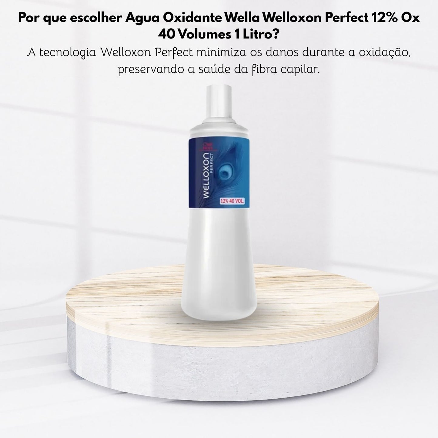 Agua Oxidante Wella Welloxon Perfect 12% Ox 40 Volumes 1 Litro