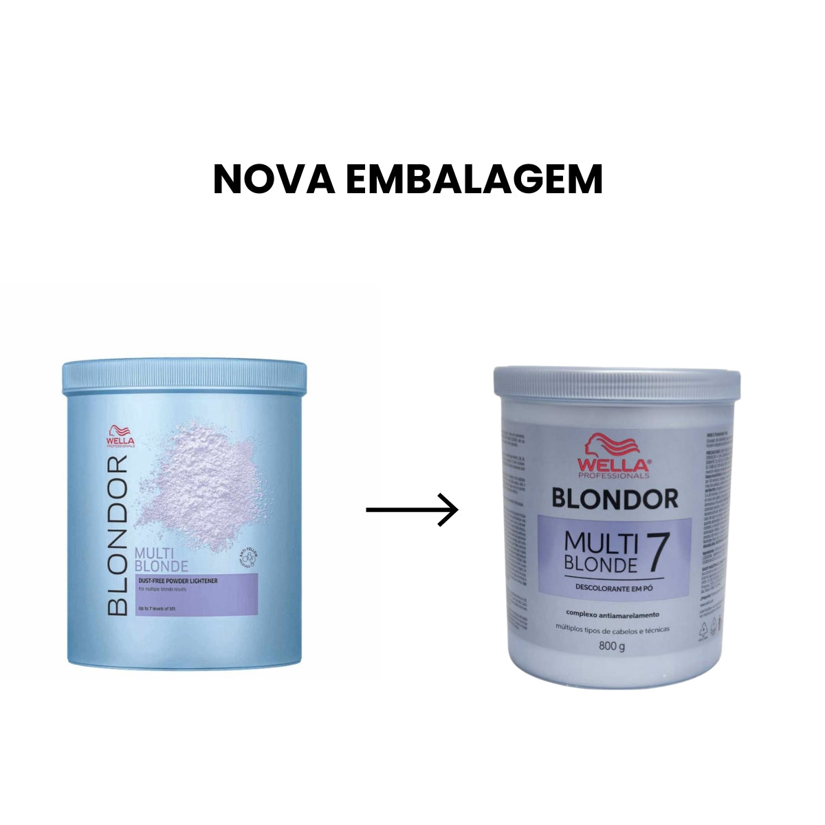 Pó Descolorante Wella Blondor Multi Blonde 800 g