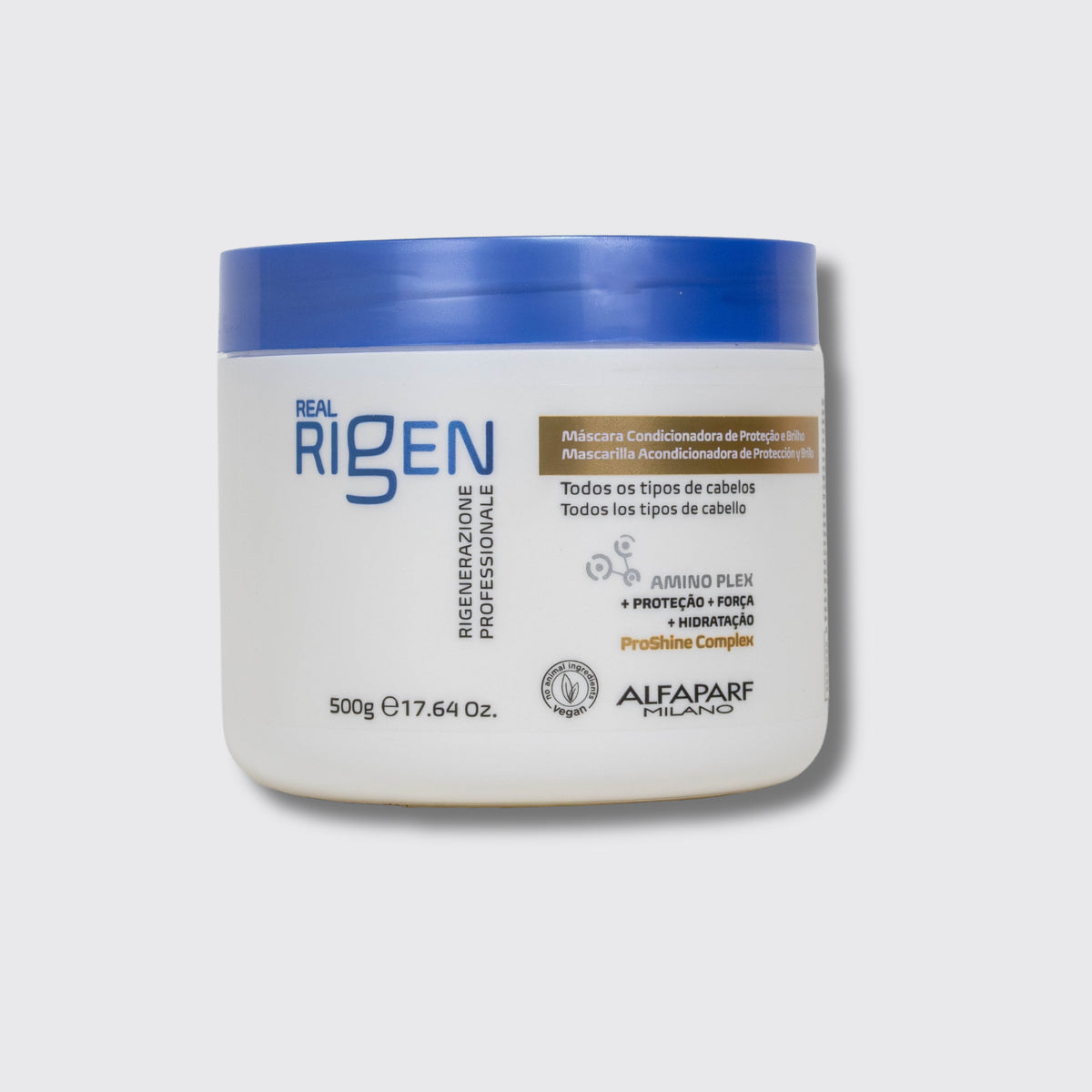 Máscara Alfaparf Real Rigen Condicionadora Reparadora 500 g
