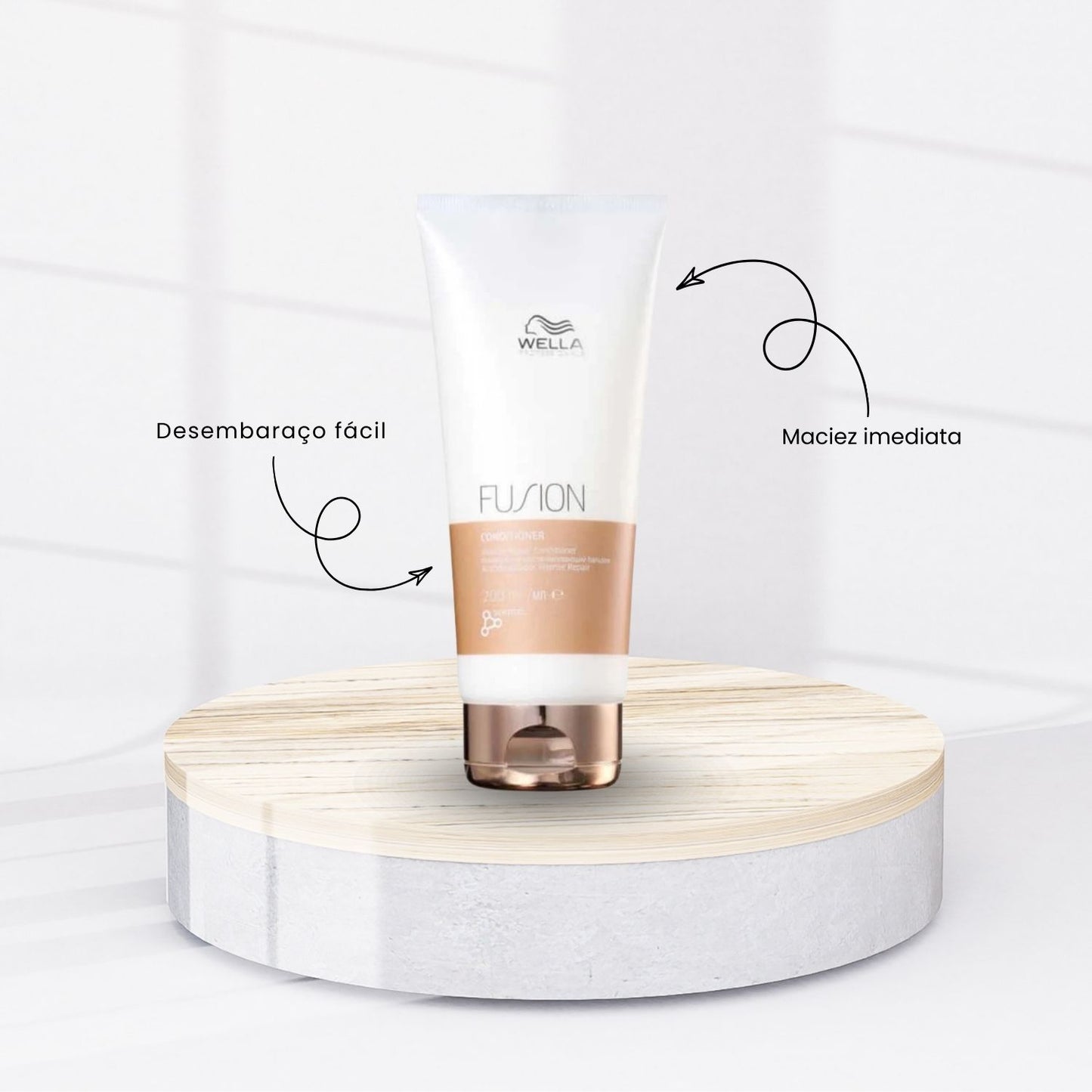 Kit Wella Fusion Shampoo 250 ml + Condicionador 200 ml