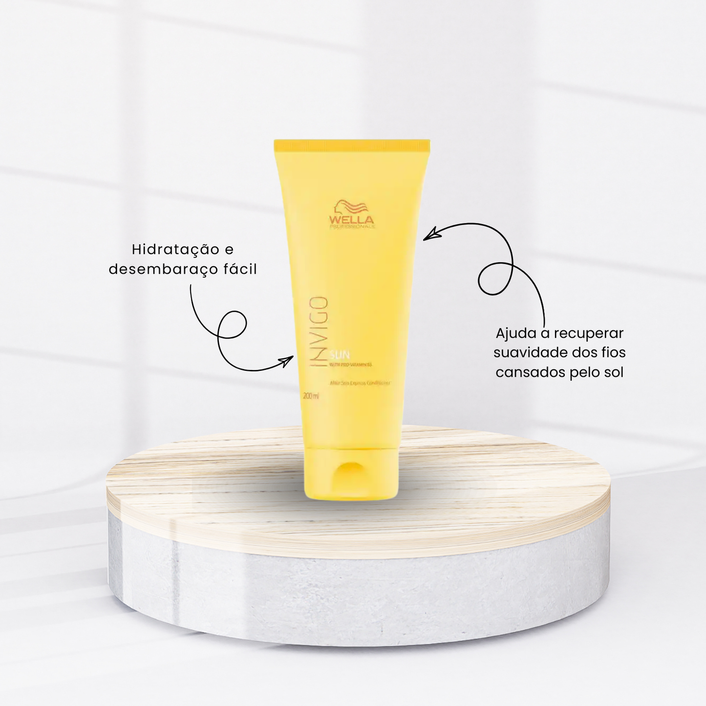 Kit Wella Invigo Sun Essential Shampoo 250 ml + Condicionador 200 ml