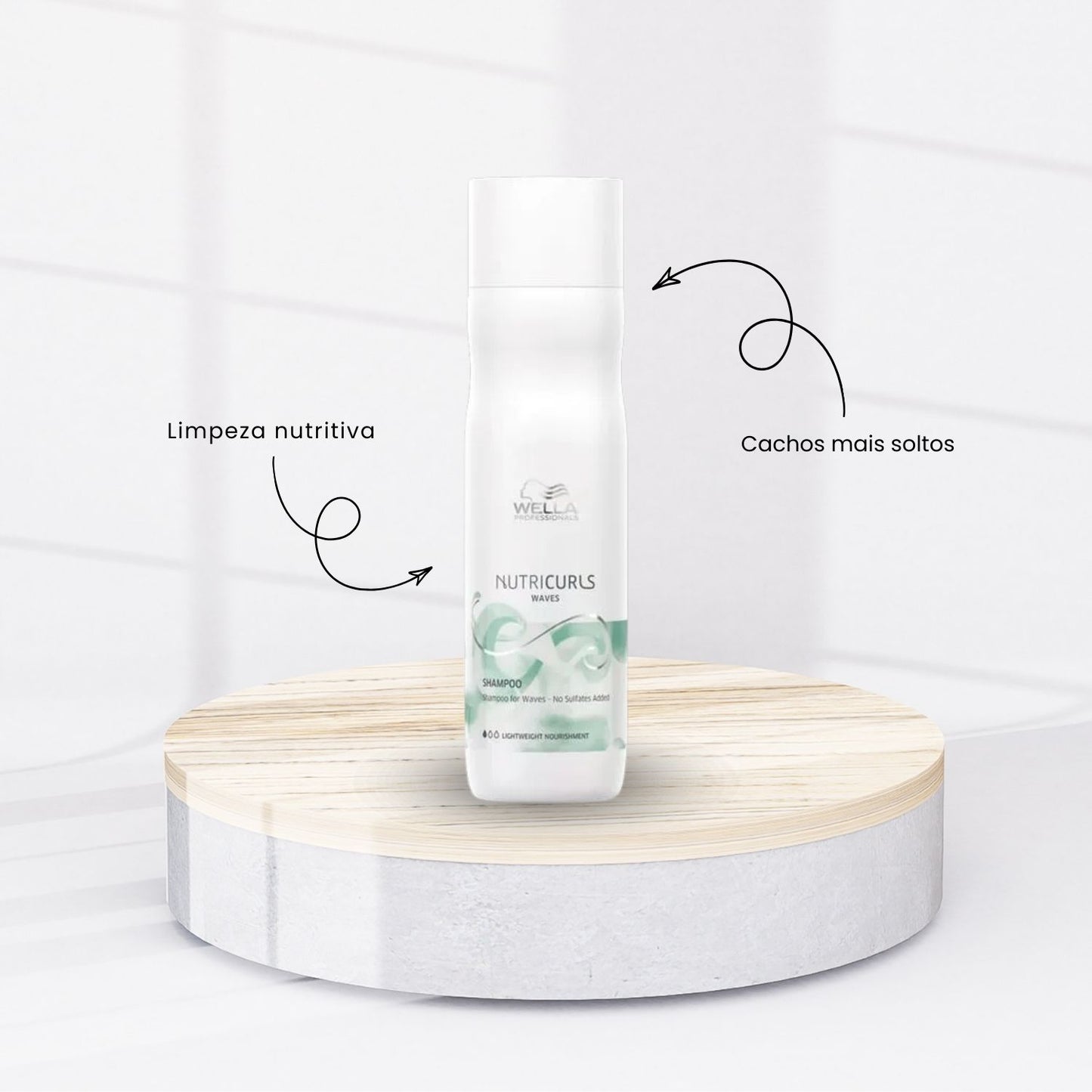 Shampoo Wella Nutricurls 250 ml