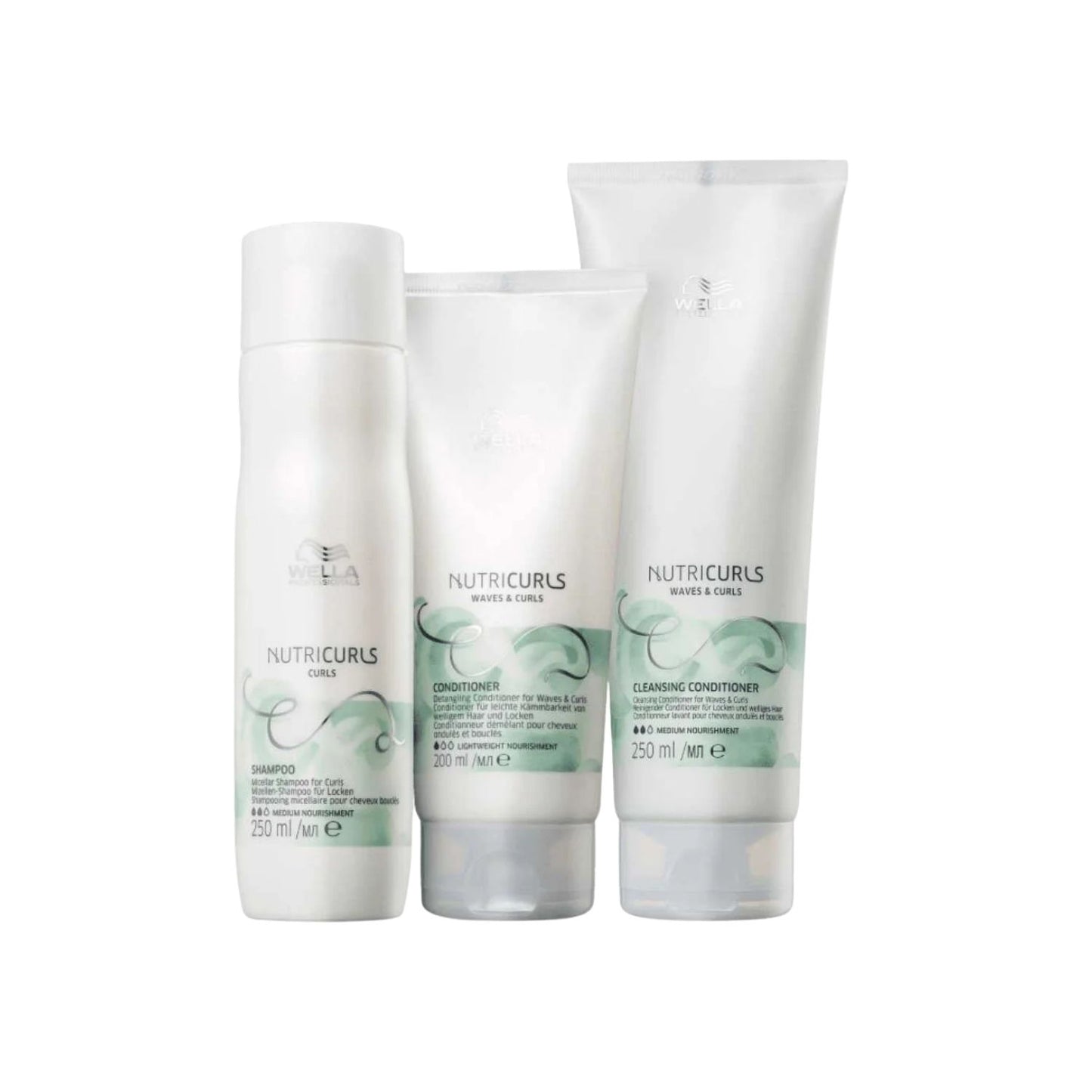 Kit Wella Nutricurls Home Care (3 Produtos)