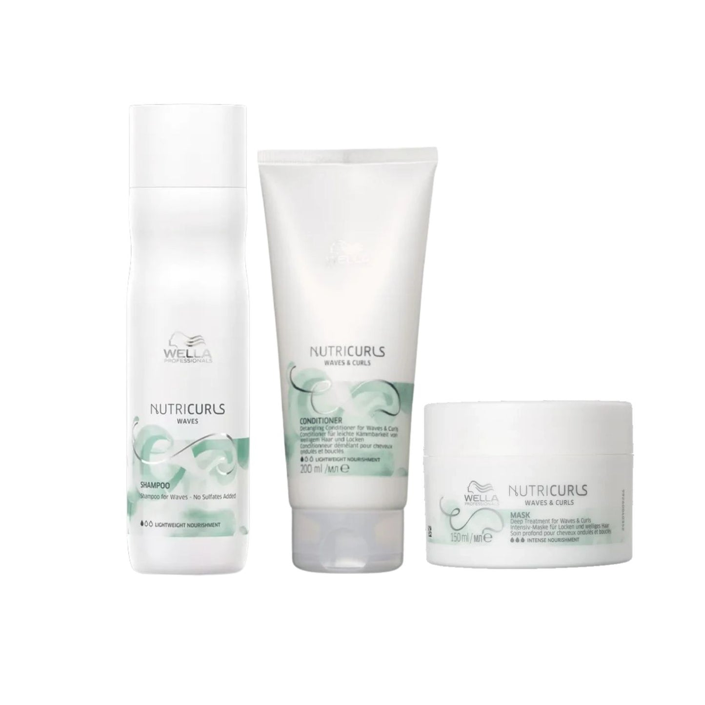 Kit Wella Nutricurls Salon Trio Pequeno