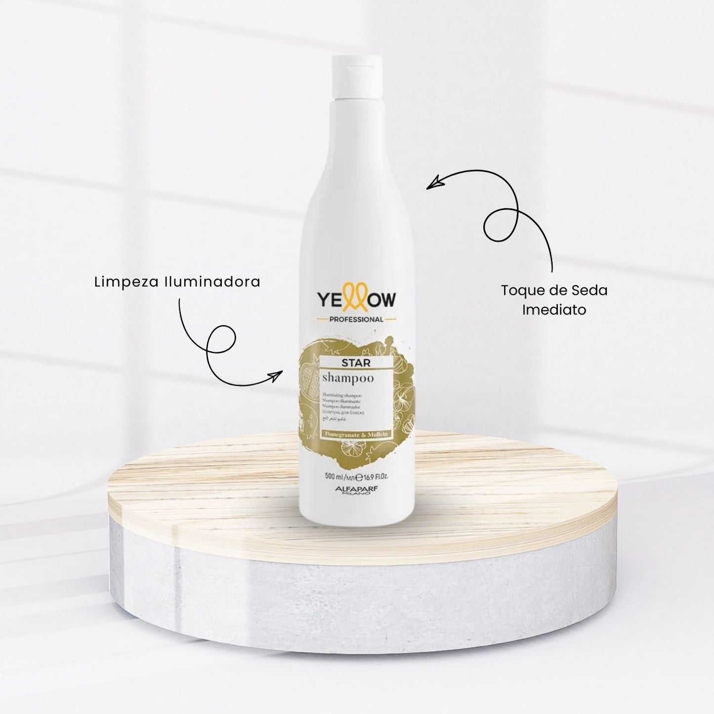 Shampoo Yellow Star Iluminador 500 ml