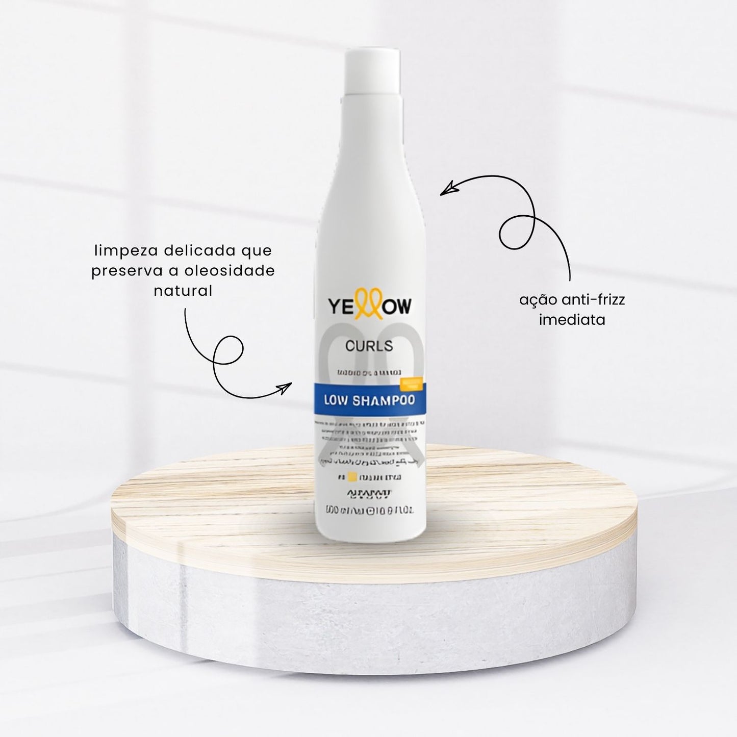 Kit Yellow Curls Shampoo + Condicionador 500 ml