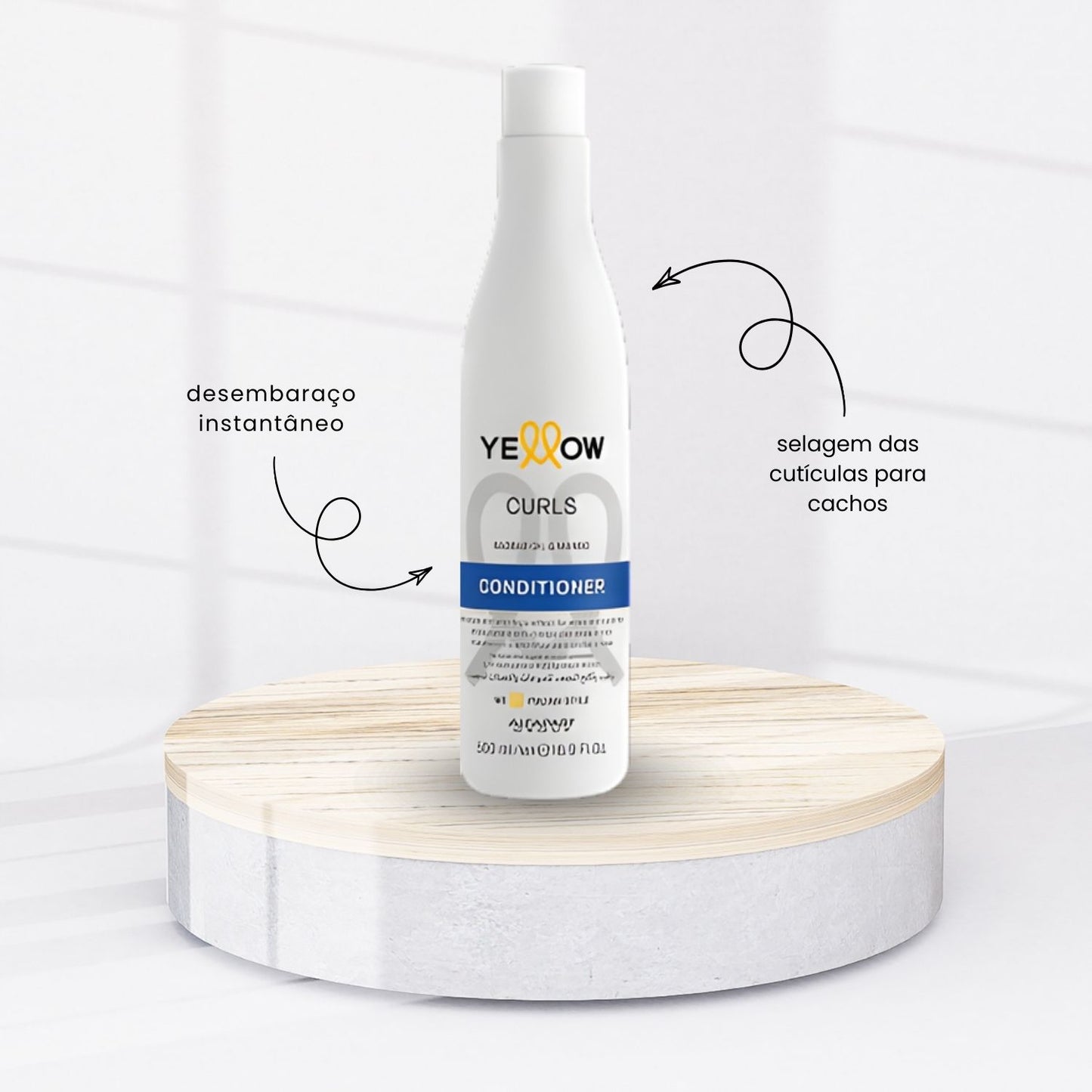 Kit Yellow Curls Shampoo + Condicionador 500 ml