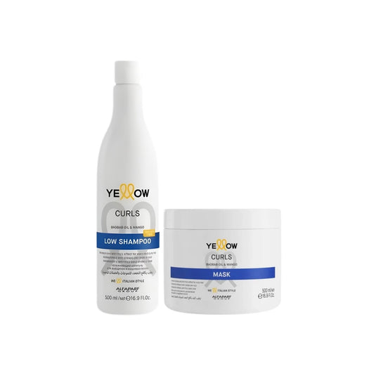 Kit Yellow Curls Shampoo + Máscara 500 ml