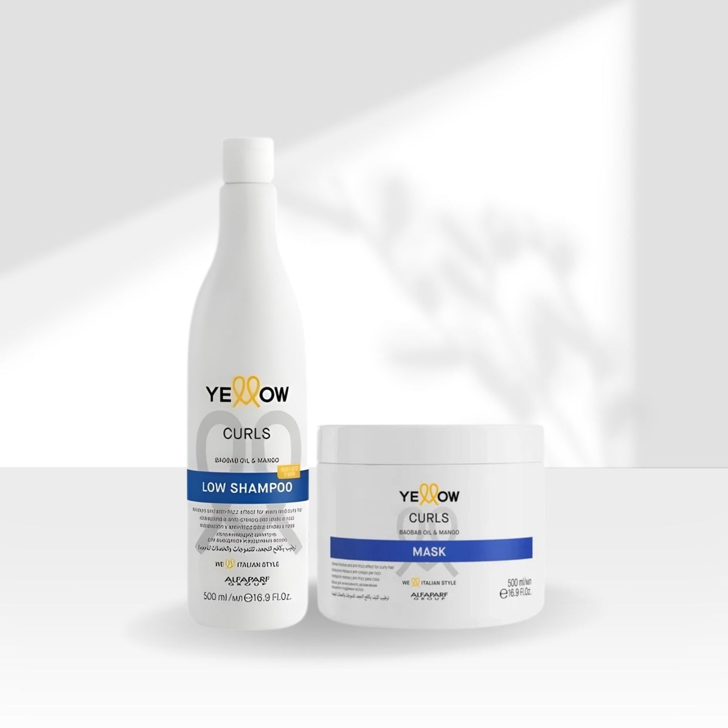 Kit Yellow Curls Shampoo + Máscara 500 ml