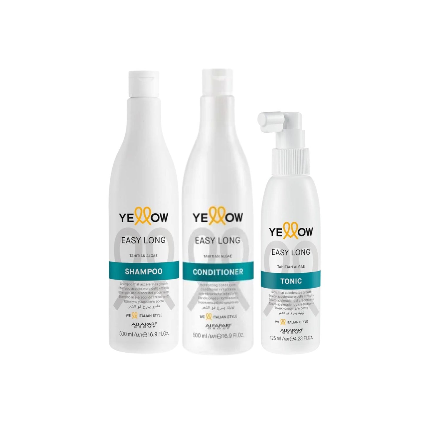 Kit Yellow Easy Long Shampoo + Condicionador + Tônico