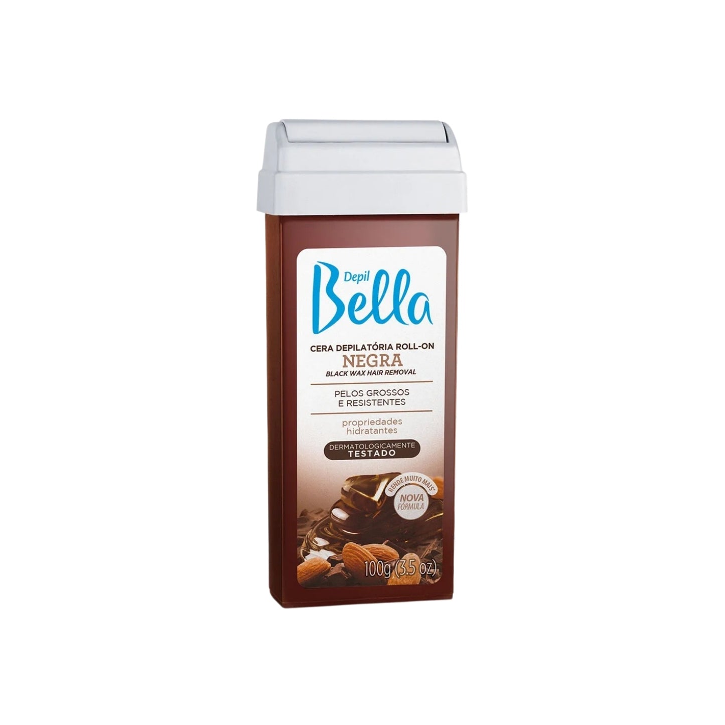 Cera Depilatória Depil Bella Roll-On Negra 100 g
