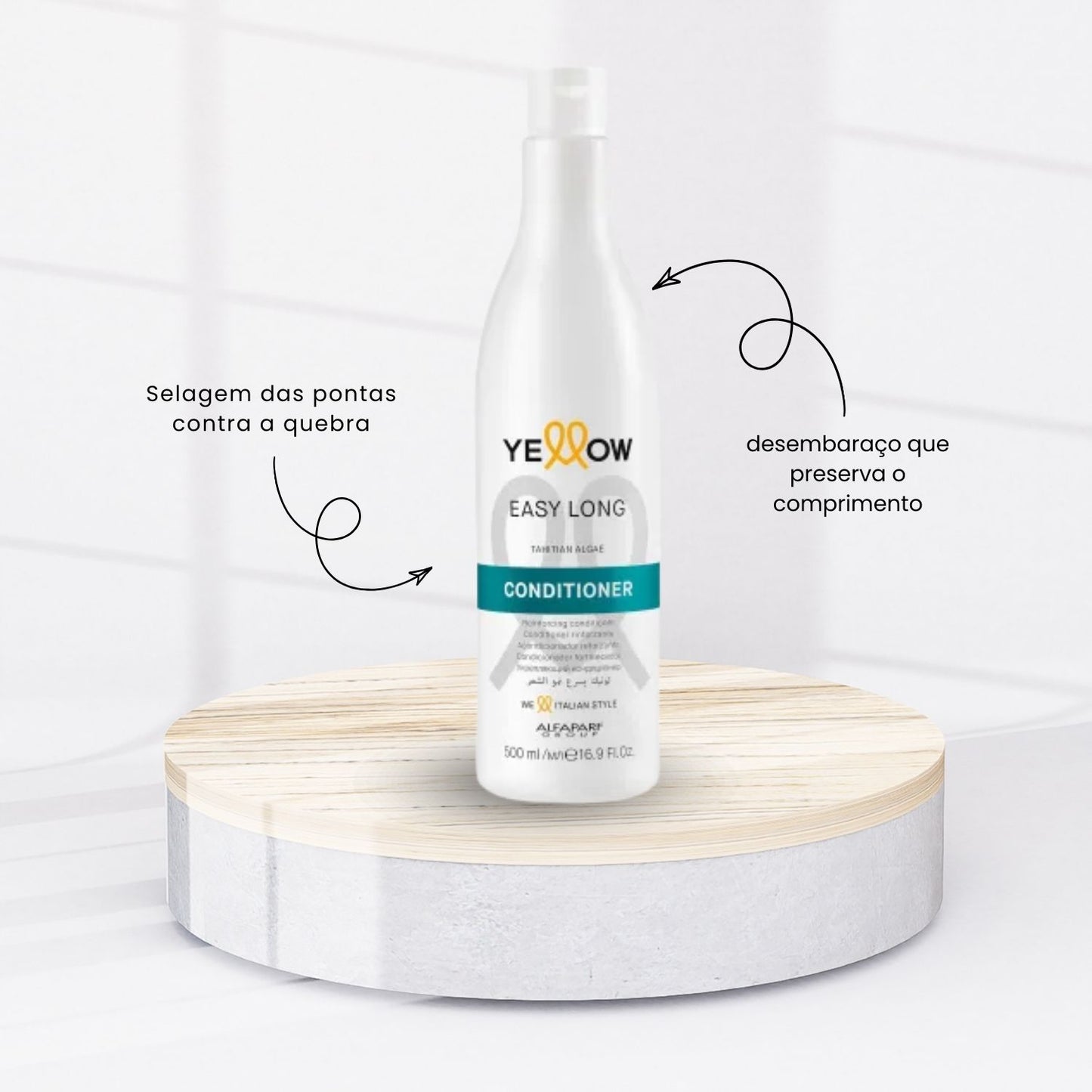 Kit Yellow Easy Long Shampoo + Condicionador + Tônico