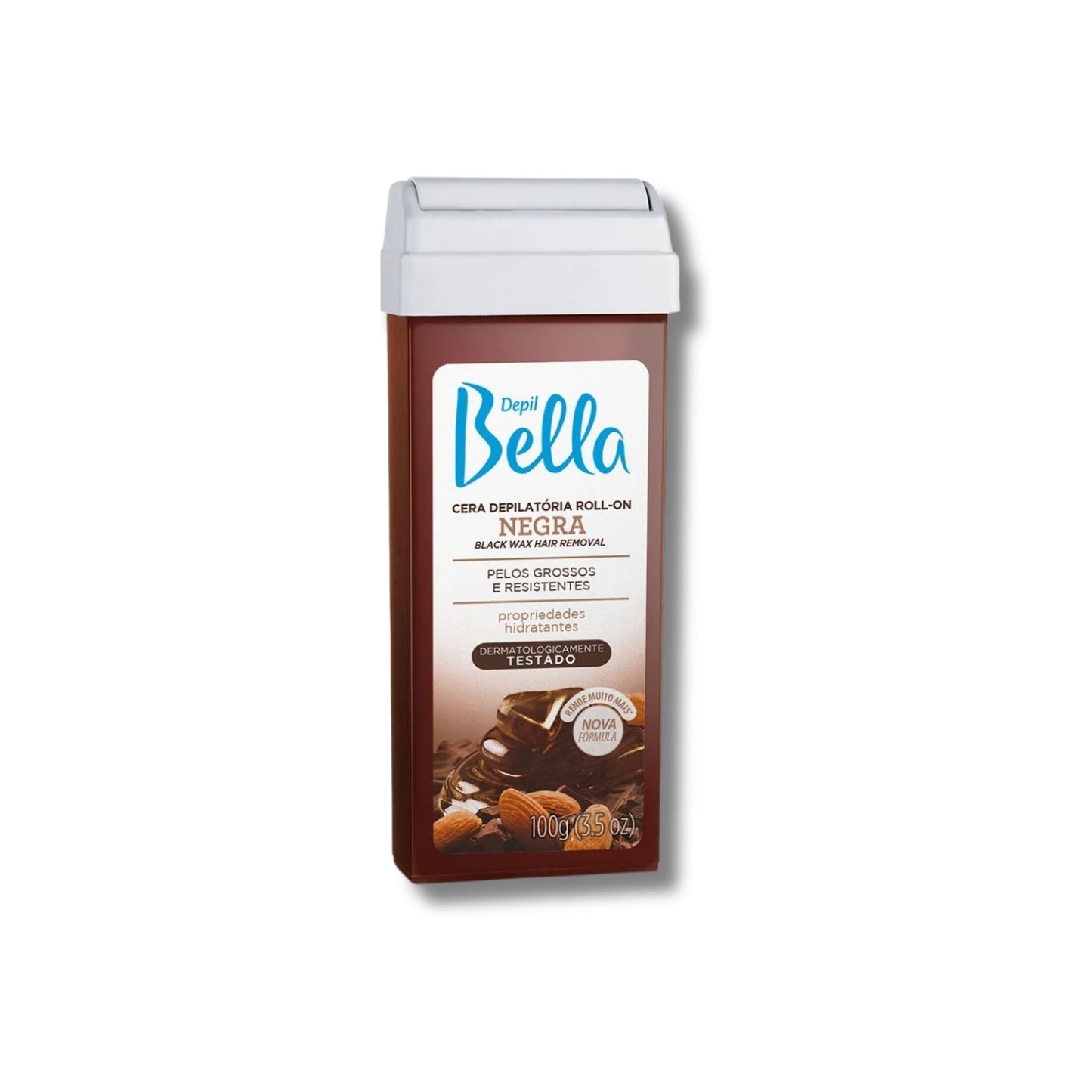 Cera Depilatória Depil Bella Roll-On Negra 100 g