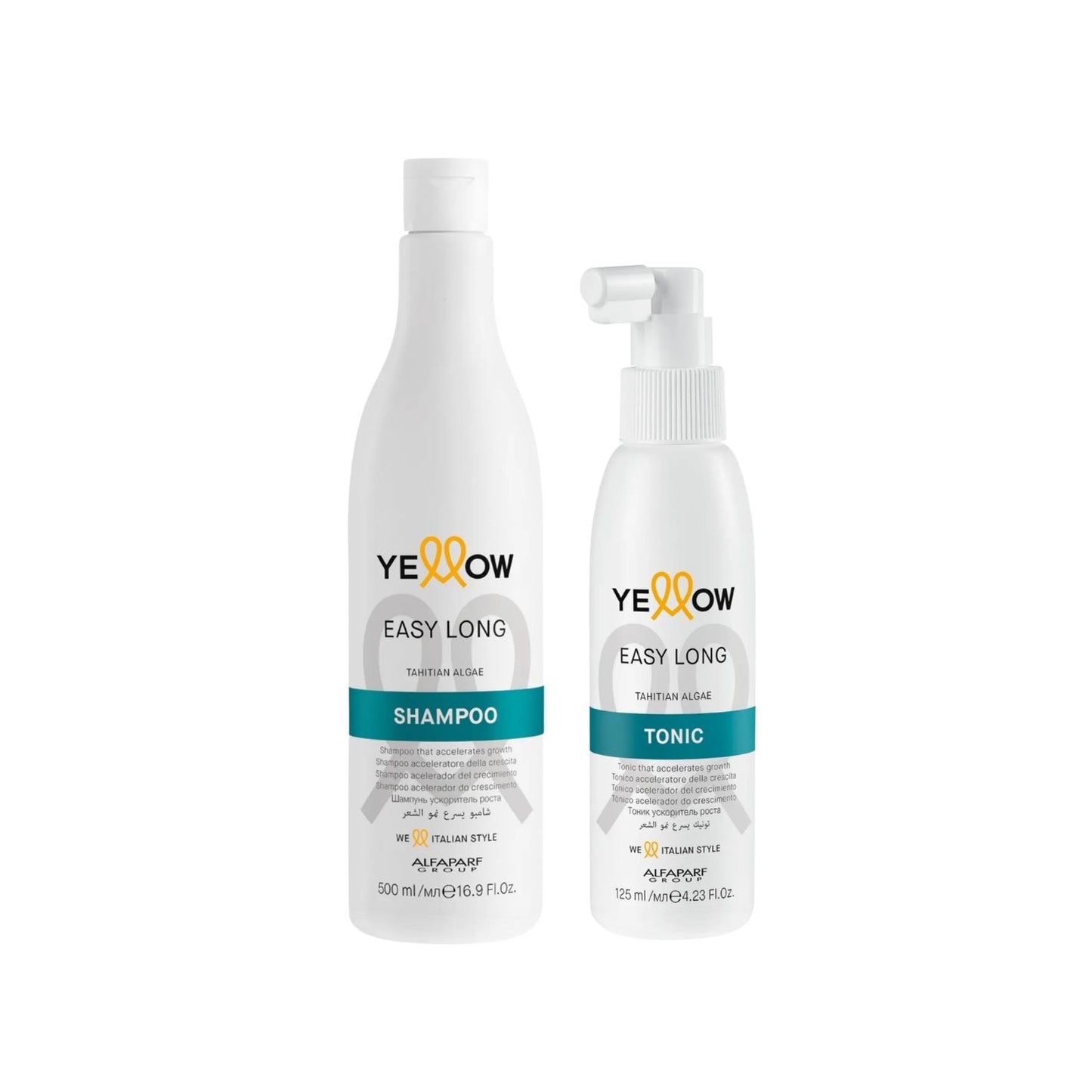 Kit Yellow Easy Long Shampoo 500 ml + Tônico 125 ml