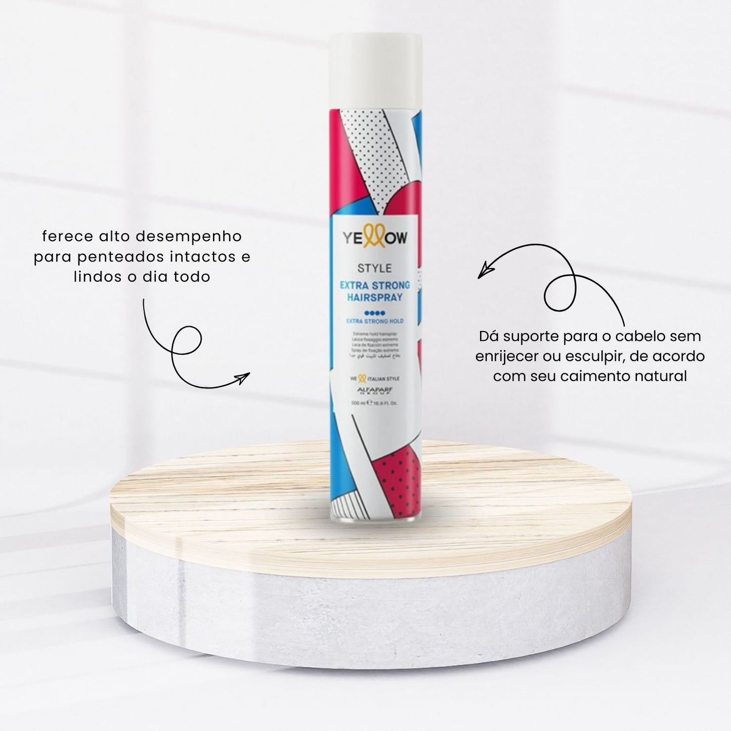 Spray Yellow Style Extra Strong Hair 500 ml