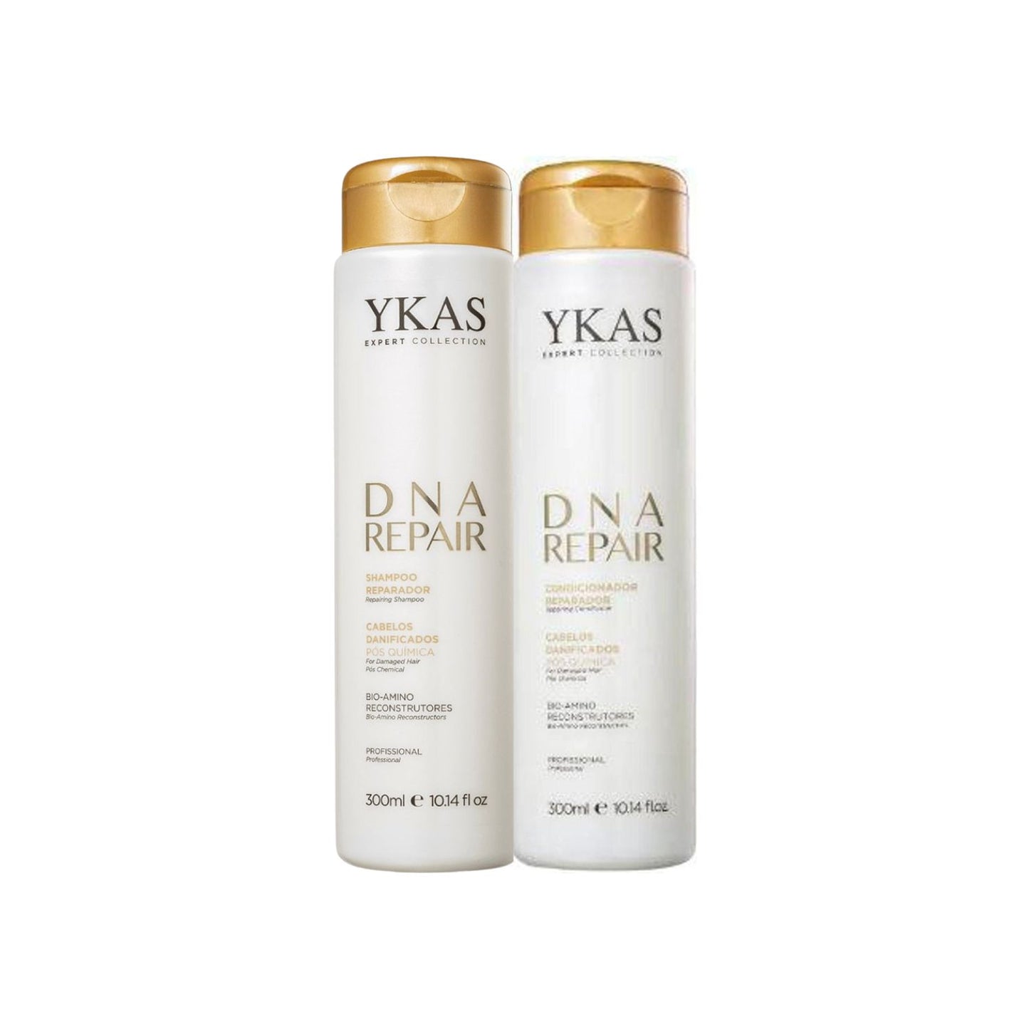 Kit Ykas Dna Repair Shampoo + Condicionador 300 ml
